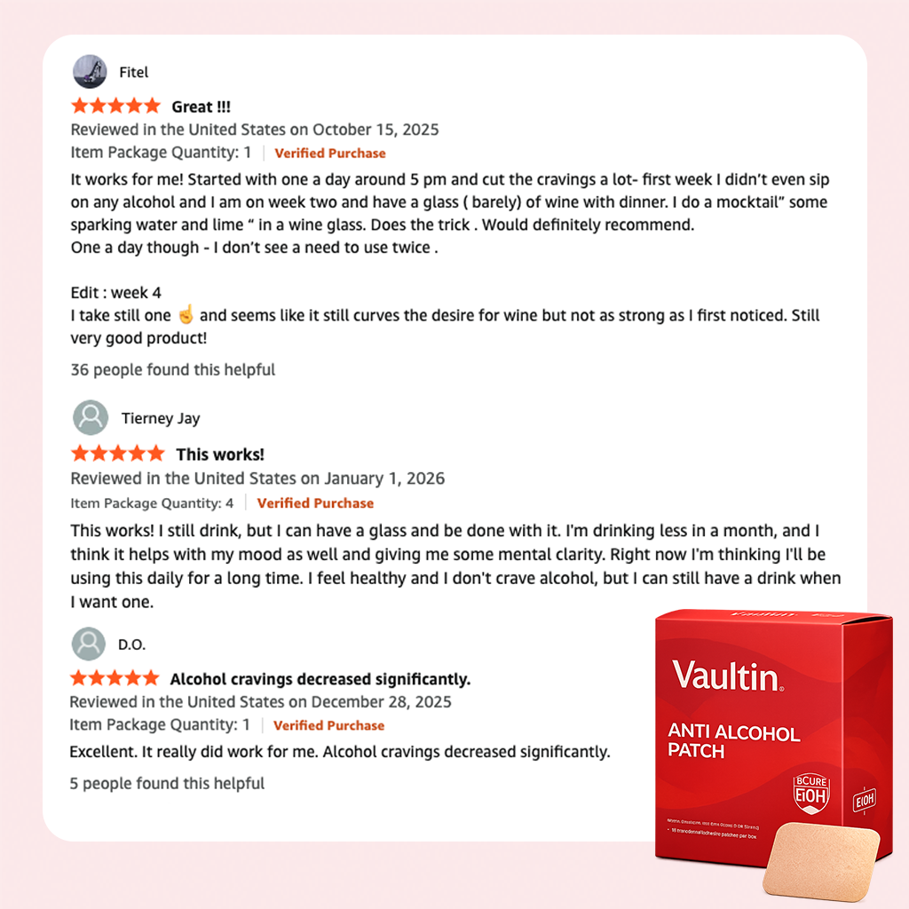 Vaultin Anti-Alcohol Craving Patch
